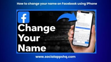 how to change name in Facebook