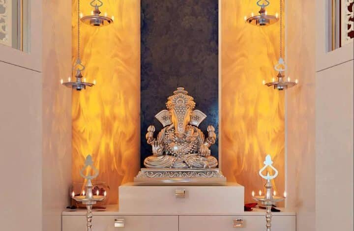 Middle Class Indian Style Pooja Room Designs